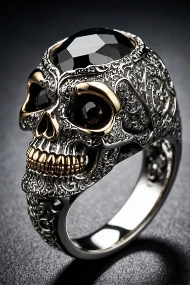 Ak radi potrápite nervy sebe aj iným, možno vás oslovia prstene v tvare kostry alebo lebky.