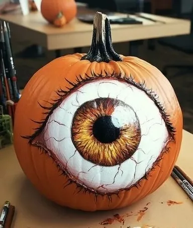 Nezvyčajné tekvice-oči